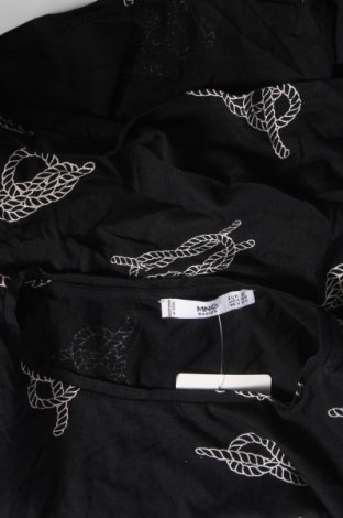 Γυναικείο t-shirt Mango, Μέγεθος S, Χρώμα Μαύρο, Τιμή 5,45 €