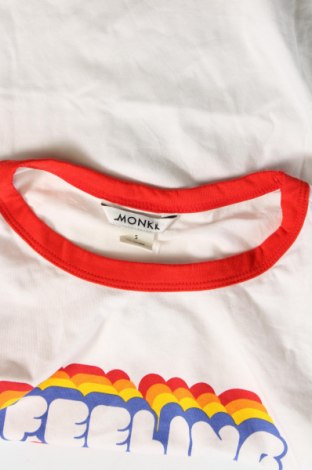 Damen T-Shirt Monki, Größe S, Farbe Weiß, Preis 6,14 €