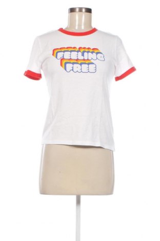Damen T-Shirt Monki, Größe S, Farbe Weiß, Preis 3,50 €