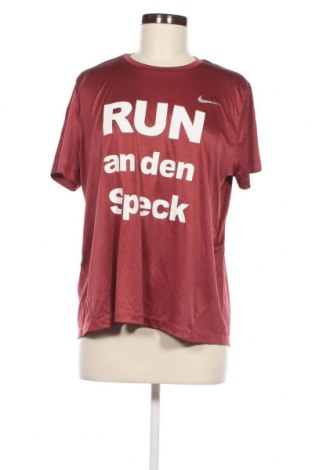 Damen T-Shirt Nike, Größe XL, Farbe Aschrosa, Preis € 18,79