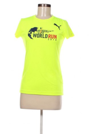 Γυναικείο t-shirt PUMA, Μέγεθος S, Χρώμα Κίτρινο, Τιμή 8,35 €