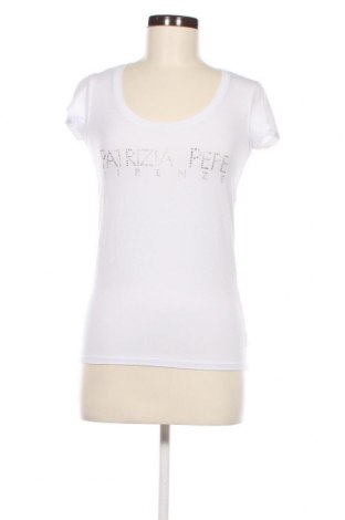 Γυναικείο t-shirt Patrizia Pepe, Μέγεθος S, Χρώμα Λευκό, Τιμή 39,96 €