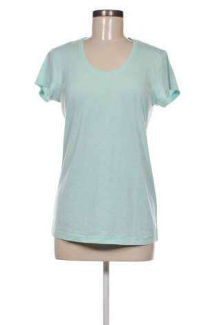 Damen T-Shirt Peckott, Größe L, Farbe Blau, Preis 8,15 €