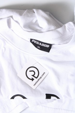 Γυναικείο t-shirt Pegador, Μέγεθος XXL, Χρώμα Λευκό, Τιμή 18,56 €