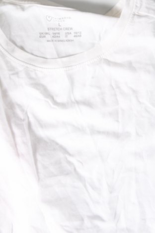 Γυναικείο t-shirt Primark, Μέγεθος L, Χρώμα Λευκό, Τιμή 7,64 €