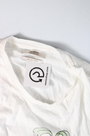 Damen T-Shirt Pull&Bear, Größe L, Farbe Weiß, Preis 8,60 €