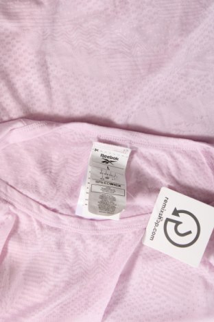 Γυναικείο t-shirt Reebok, Μέγεθος L, Χρώμα Βιολετί, Τιμή 7,88 €