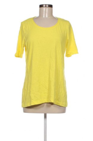 Γυναικείο t-shirt S.Oliver, Μέγεθος XL, Χρώμα Κίτρινο, Τιμή 9,41 €