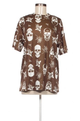 Damen T-Shirt SHEIN, Größe XS, Farbe Braun, Preis 9,05 €
