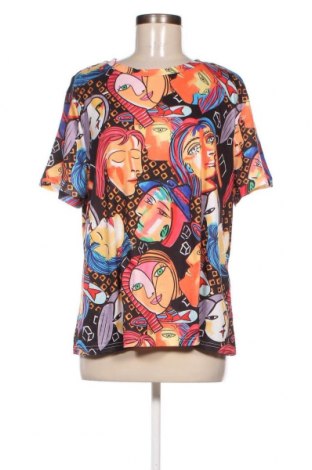 Damen T-Shirt SHEIN, Größe 3XL, Farbe Mehrfarbig, Preis 9,05 €