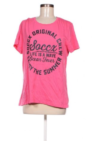 Dámské tričko Soccx, Velikost XL, Barva Růžová, Cena  409,00 Kč