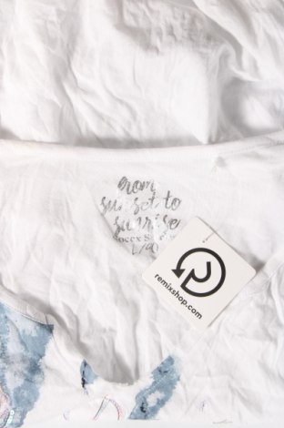 Γυναικείο t-shirt Soccx, Μέγεθος L, Χρώμα Λευκό, Τιμή 15,87 €
