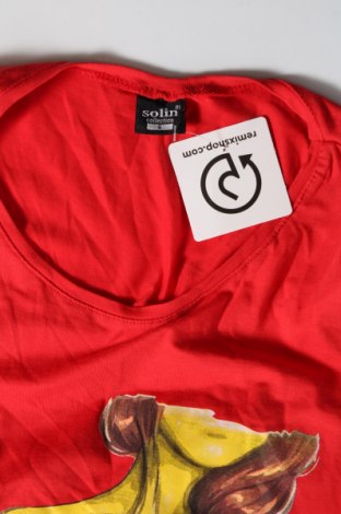 Дамска тениска Solin, Размер S, Цвят Червен, Цена 7,15 лв.