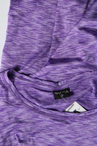Γυναικείο t-shirt Sports, Μέγεθος M, Χρώμα Βιολετί, Τιμή 5,63 €