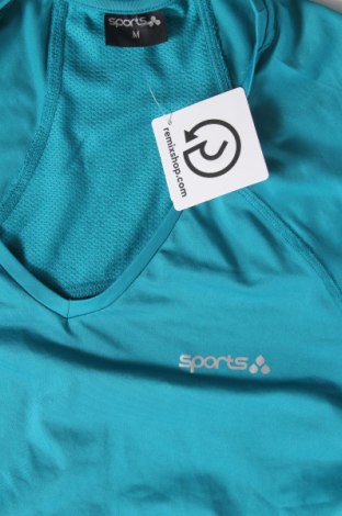 Γυναικείο t-shirt Sports, Μέγεθος M, Χρώμα Πράσινο, Τιμή 5,63 €