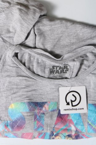 Γυναικείο t-shirt Star Wars, Μέγεθος S, Χρώμα Γκρί, Τιμή 9,90 €