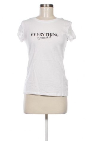 Γυναικείο t-shirt Terranova, Μέγεθος S, Χρώμα Λευκό, Τιμή 10,82 €