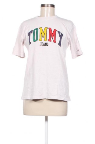 Γυναικείο t-shirt Tommy Jeans, Μέγεθος XS, Χρώμα  Μπέζ, Τιμή 29,77 €