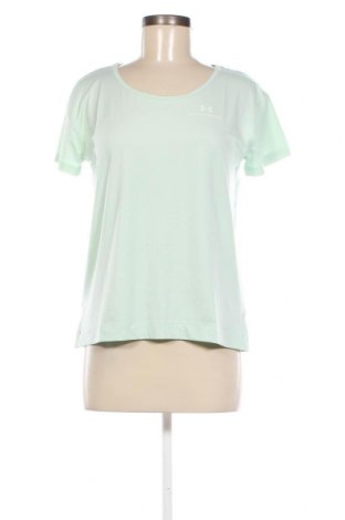 Γυναικείο t-shirt Under Armour, Μέγεθος XS, Χρώμα Πράσινο, Τιμή 20,77 €