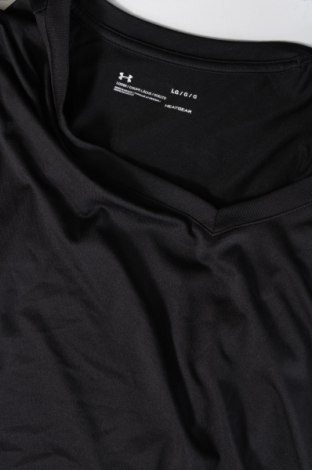 Γυναικείο t-shirt Under Armour, Μέγεθος L, Χρώμα Μαύρο, Τιμή 16,70 €