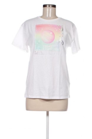 Γυναικείο t-shirt United Colors Of Benetton, Μέγεθος XL, Χρώμα Λευκό, Τιμή 11,14 €