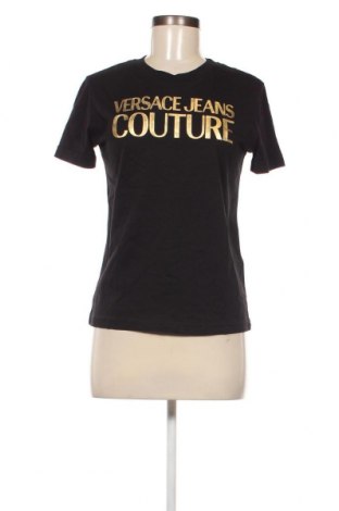 Γυναικείο t-shirt Versace Jeans, Μέγεθος M, Χρώμα Μαύρο, Τιμή 65,46 €