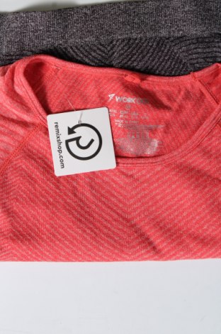 Damen T-Shirt Work Out, Größe M, Farbe Rot, Preis 6,34 €