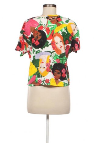 Γυναικείο t-shirt Zara, Μέγεθος S, Χρώμα Πολύχρωμο, Τιμή 6,80 €