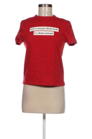 Γυναικείο t-shirt Zara Trafaluc, Μέγεθος S, Χρώμα Κόκκινο, Τιμή 6,80 €