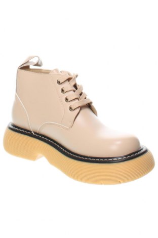 Damen Stiefeletten, Größe 38, Farbe Beige, Preis € 13,99