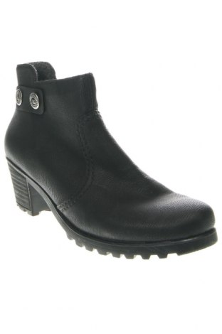 Botine de damă Rieker, Mărime 37, Culoare Negru, Preț 101,98 Lei