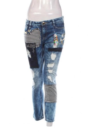 Damskie jeansy Desigual, Rozmiar M, Kolor Niebieski, Cena 304,99 zł