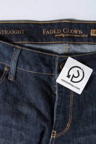 Damskie jeansy Faded Glory, Rozmiar XL, Kolor Niebieski, Cena 32,99 zł