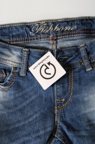 Dámske džínsy  Fishbone, Veľkosť S, Farba Modrá, Cena  4,85 €