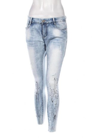 Дамски дънки Newplay Jeans, Размер L, Цвят Син, Цена 15,95 лв.