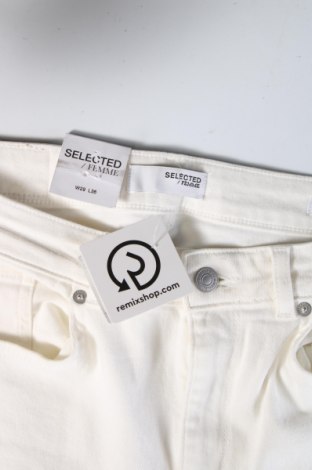 Damskie jeansy Selected Femme, Rozmiar M, Kolor Biały, Cena 165,26 zł