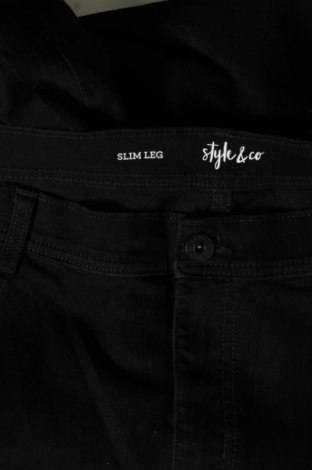 Dámske džínsy  Style & Co, Veľkosť XXL, Farba Čierna, Cena  10,69 €