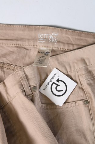 Damen Jeans Terra & Sky, Größe XL, Farbe Beige, Preis 11,10 €