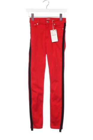 Damen Jeans Zara, Größe XS, Farbe Rot, Preis 19,03 €