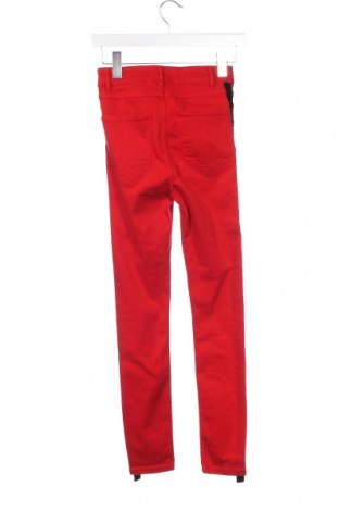 Дамски дънки Zara, Размер XS, Цвят Червен, Цена 37,20 лв.