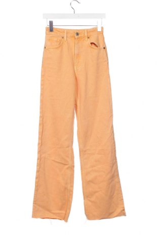 Дамски дънки Zara, Размер XS, Цвят Оранжев, Цена 14,78 лв.