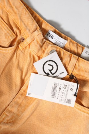 Dámské džíny  Zara, Velikost S, Barva Oranžová, Cena  562,00 Kč
