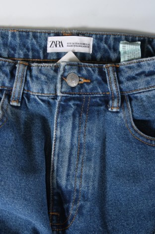 Дамски дънки Zara, Размер S, Цвят Син, Цена 15,60 лв.