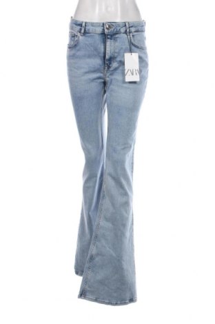 Γυναικείο Τζίν Zara, Μέγεθος L, Χρώμα Μπλέ, Τιμή 31,96 €