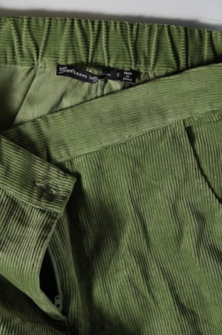 Γυναικείο κοτλέ παντελόνι, Μέγεθος S, Χρώμα Πράσινο, Τιμή 5,69 €