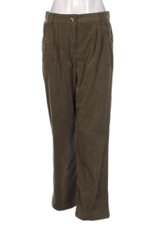 Pantaloni de velvet de femei, Mărime M, Culoare Verde, Preț 30,26 Lei
