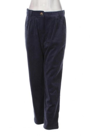 Pantaloni de velvet de femei, Mărime M, Culoare Albastru, Preț 104,41 Lei