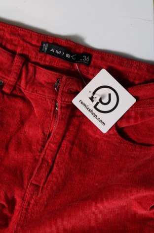 Damen Cordhose Amisu, Größe S, Farbe Rot, Preis € 6,05