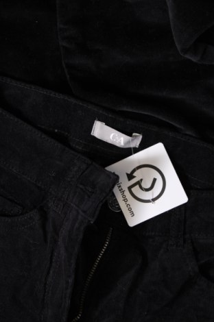 Pantaloni de velvet de femei C&A, Mărime S, Culoare Negru, Preț 24,80 Lei