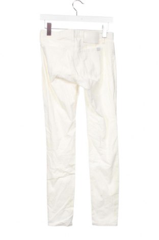 Pantaloni de velvet de femei Calvin Klein Jeans, Mărime S, Culoare Alb, Preț 121,38 Lei